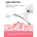 Massageador aquecido - rosto e pescoço